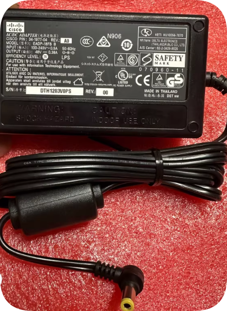 Brand New Original CISCO EADP-18FB B 48V 0.38A Power Adapter